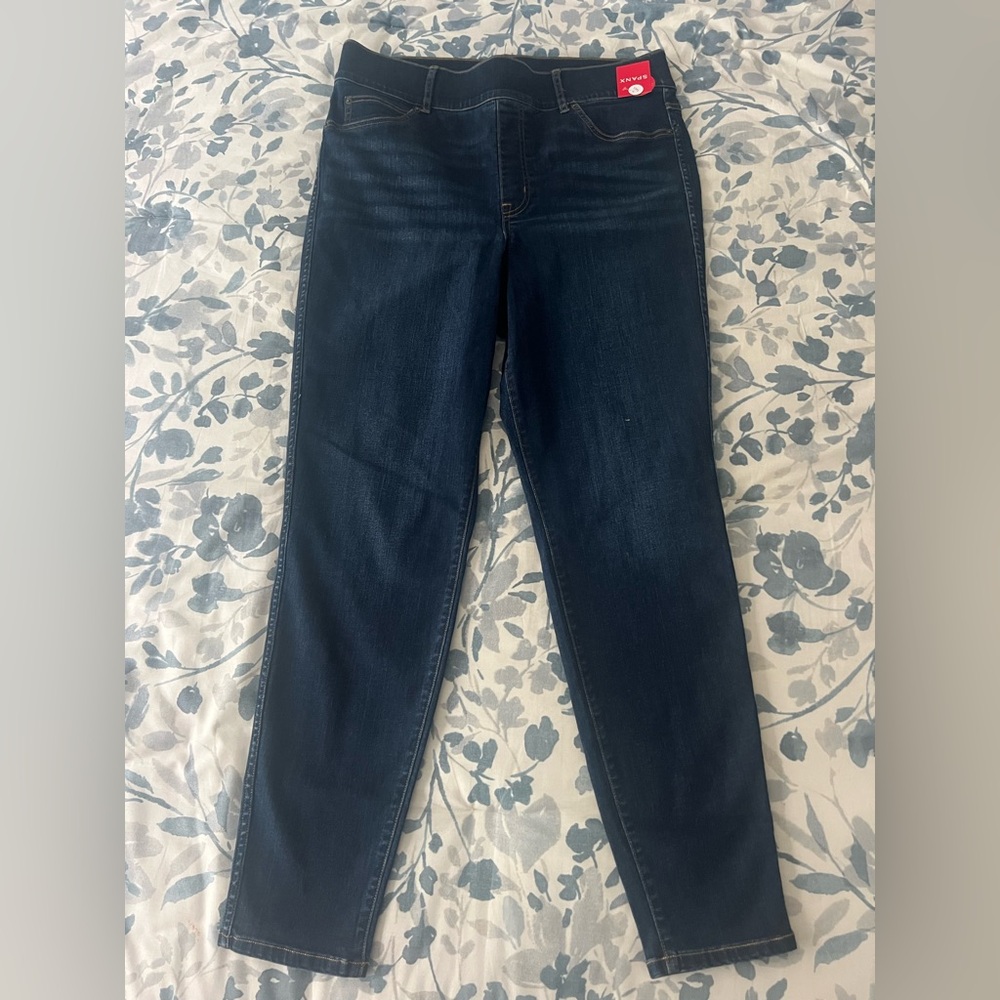 SPANX Women's Dark Indigo Skinny Jeans